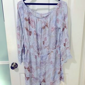 Women’s off the shoulder short jumpsuit